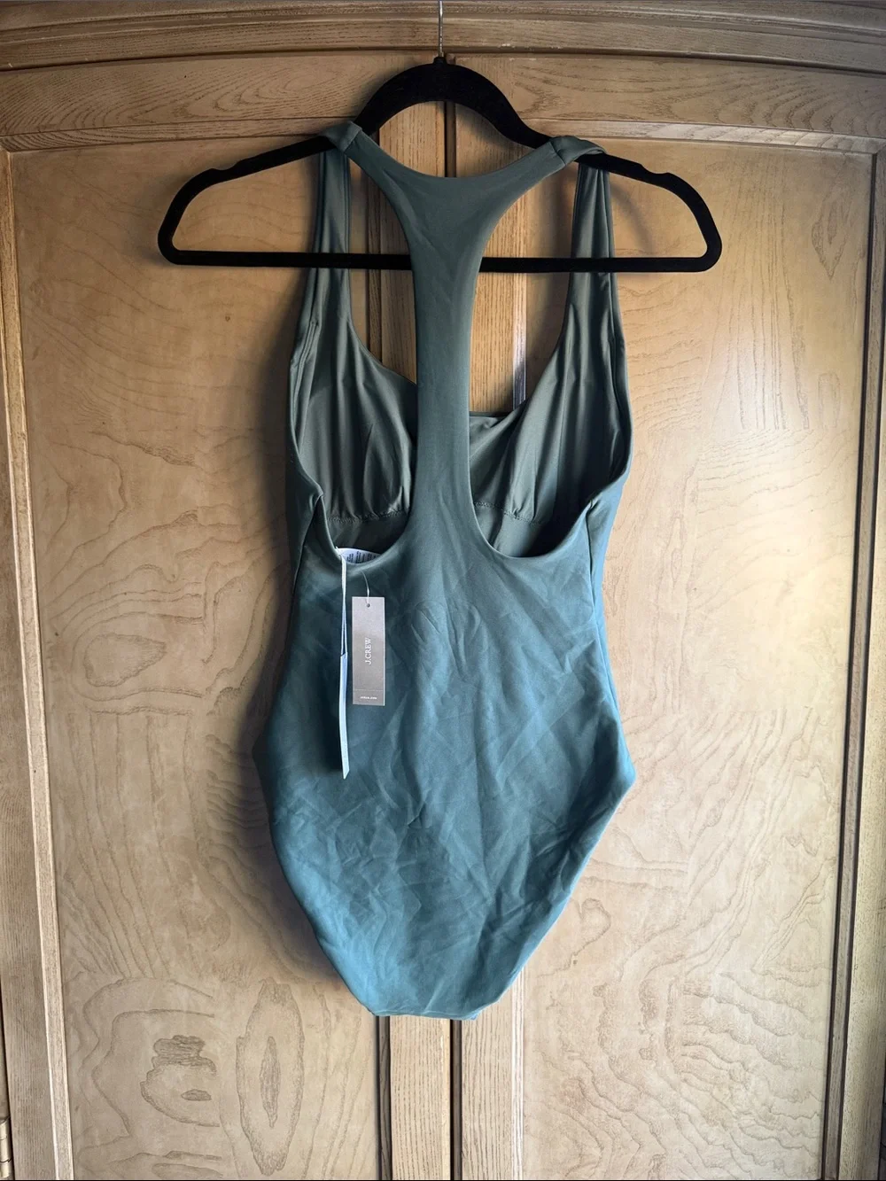 J. Crew Women's Sage  Green Gail one-piece in Classic Sculpt™